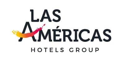 Las Americas Hotels Group logo featuring colorful bird design and text wordmark